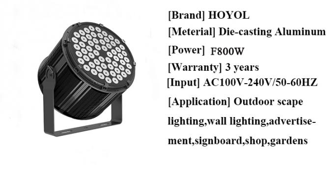 Industrial High Powered Led Flood Lights Adjustable 6500K Wall Washer