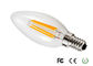420lm 4W E14 LED Filament Candle Bulb Dimmable With Epistar LED Chip