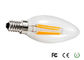 Old Fashioned E12S 4 WATT LED Filament Candle Bulb For Hospitals / Hotels