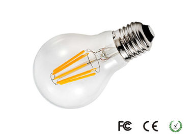 Clear Glass 4000K 30lm E27 6W Dimmable LED Filament Bulb 105 LM/W