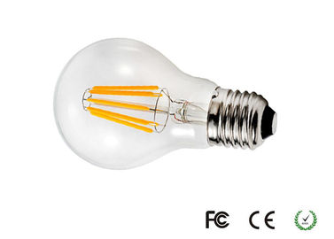630lm E26 6W CRI 85 Dimmable LED Filament Bulb 110V for Hospital / School