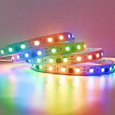 Addressable RGB LED Strip Light WS2812B UCS2904 SMD5050 Copper Lamp Body
