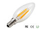 C35 4W LED Filament Candle Bulb , AC100V - 240V 360LM LED Ceiling Lamp
