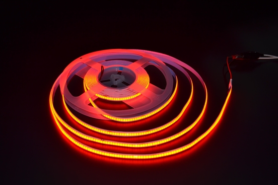 HOYOL Red COB Led Strip 320 LEDs/M IP20 Flexible 24V Low Voltage Light Strip For DJ Bar