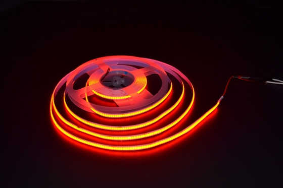 HOYOL Red COB Led Strip 320 LEDs/M IP20 Flexible 24V Low Voltage Light Strip For DJ Bar