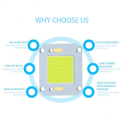 High Power 120W COB LED Chip100-120lm/W Super Aluminum Substrate LED COB Chips