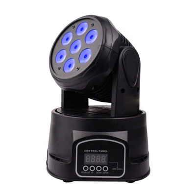 DMX512 Control Wash Mini Led Moving Head 7x8W RGBW 4in1 Stage Light