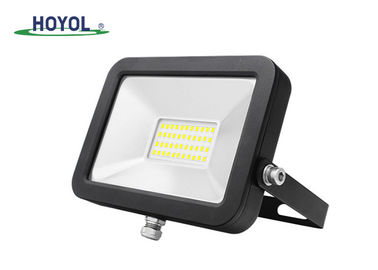 Long Lifespan Black Super Slim Flood Light High Luminous Efficiency 100 - 240V