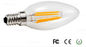 Energy Saving PFC 0.85 E14 4W LED Filament Candle Bulb For Living Rooms