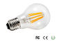 Cold White E27 5500K 6W Dimmable LED Filament Bulb For School / Hospital