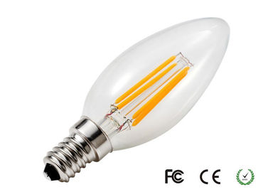 420lm 4W E14 LED Filament Candle Bulb Dimmable With Epistar LED Chip