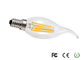 E26 Ra 84 4 W LED Filament Candle Bulb With CE / Rohs Certificates
