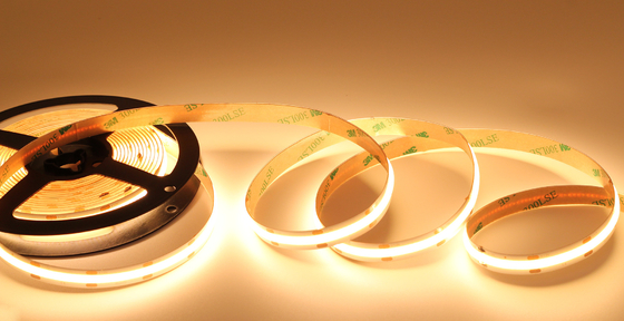 DC12V 24V COB LED Strip Light 8mm High Density Flexible Tape Light Dimmable Linear Ribbon