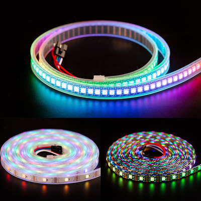 IP30 Programmable RGB LED Strip DC12V WS2815 3.28ft 144 Pixels